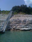 Steps to Lake Travis